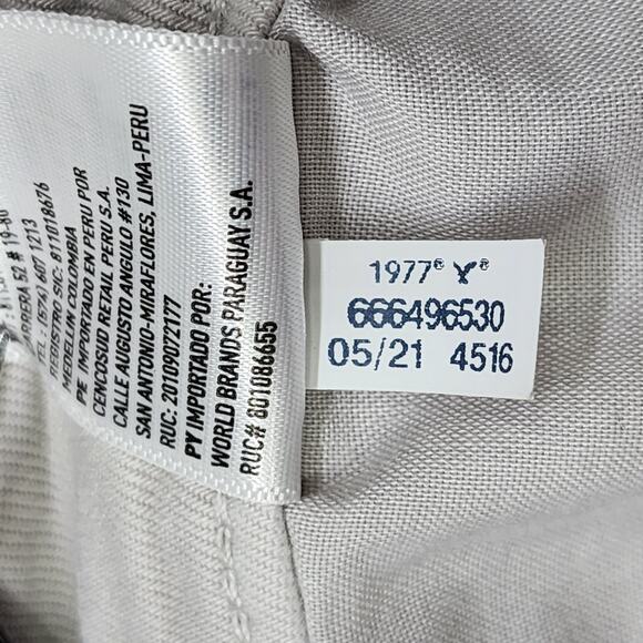 American Eagle Jeans Womens 6 SHORT Beige Distressed Stretch High Rise Jegging - Picture 10 of 15